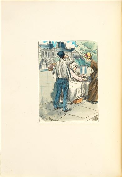 Paris qui crie. Petit metièrs. Paris: Paris Georges Chamerot pour les Amis du Livre, 1890. by Pierre Vidal, 1890