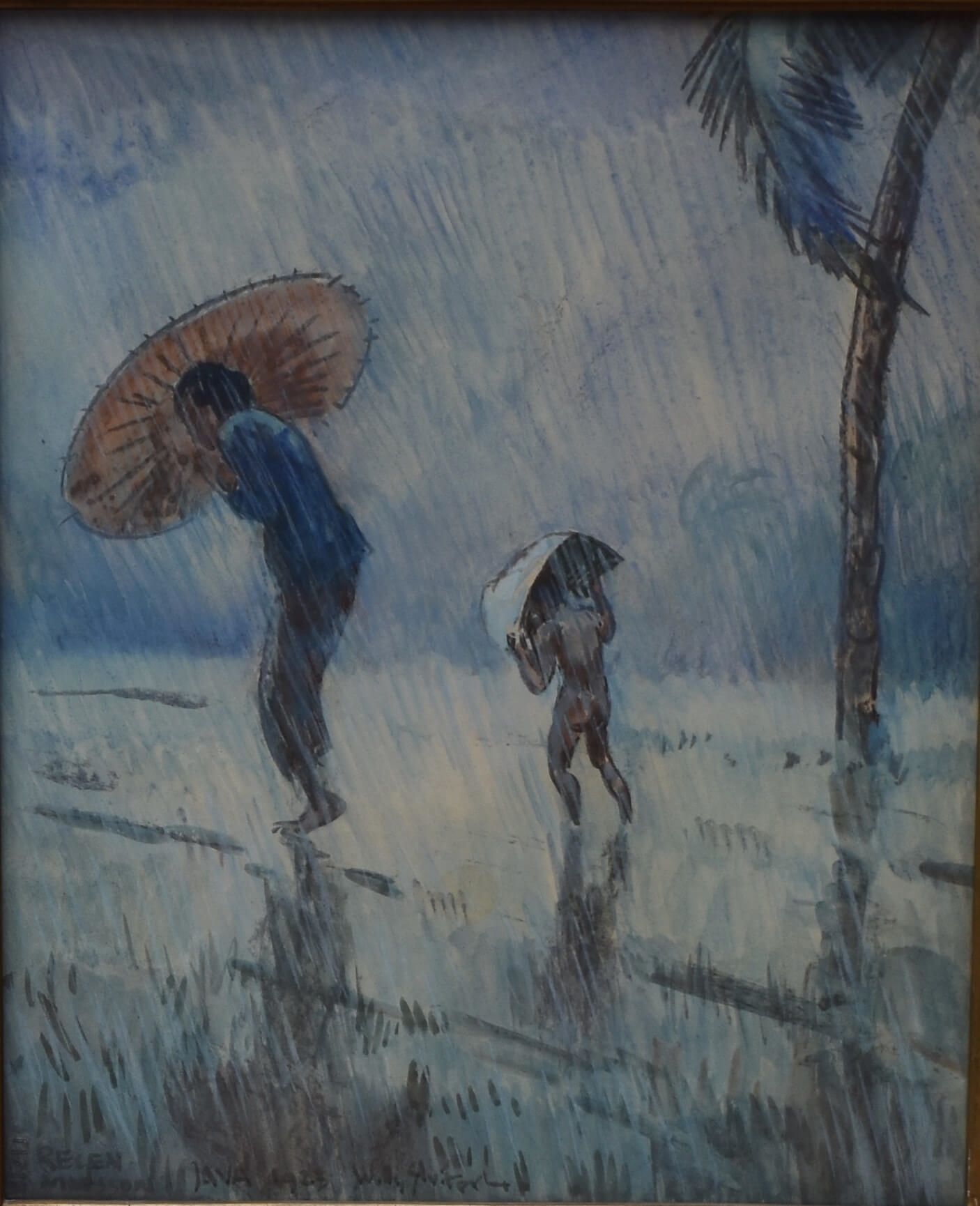 Willy Sluiter | Regen moesson op Java (1923) | MutualArt