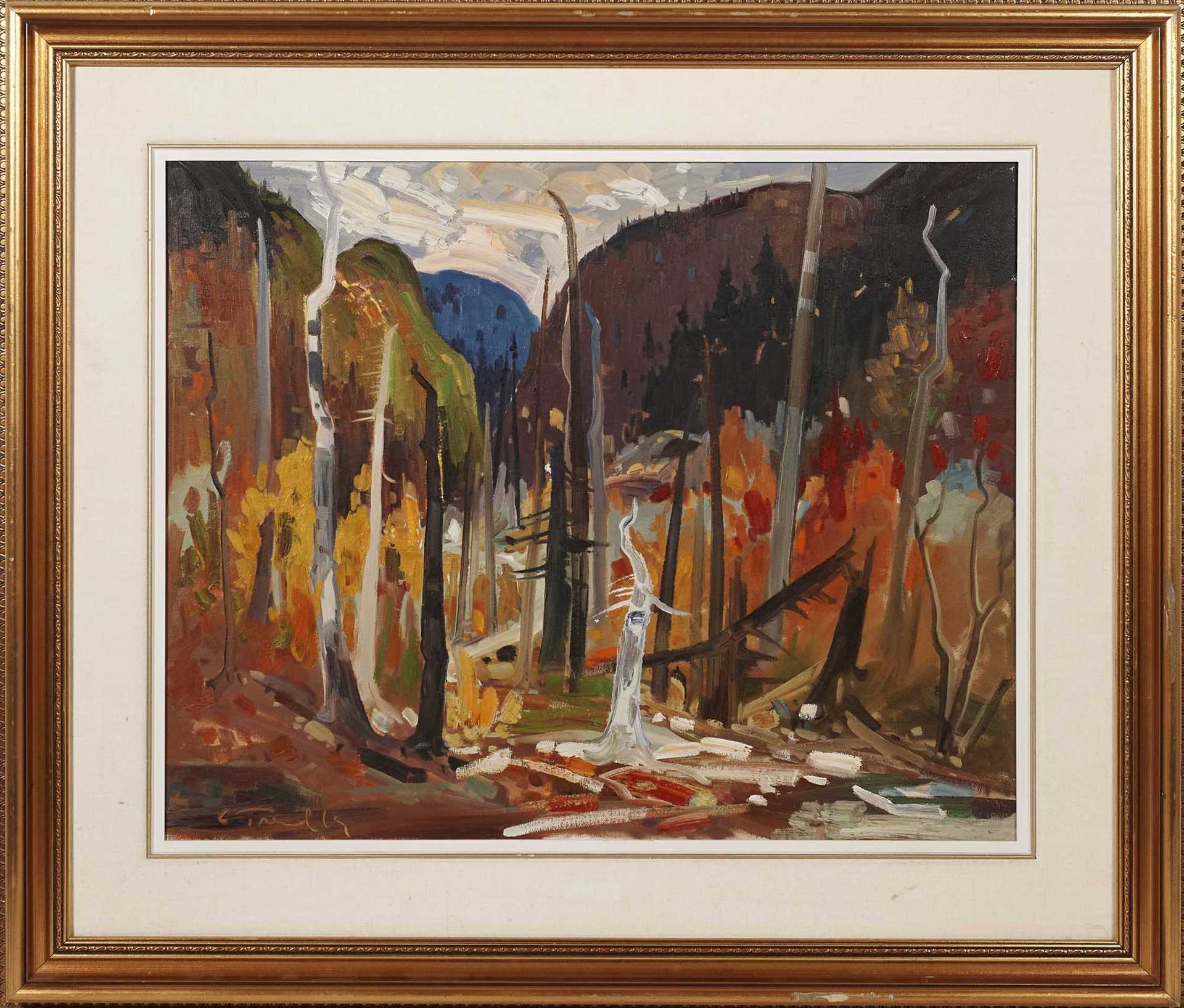 Artwork by Louis Tremblay, Octobre les Grands Jardins, Made of Oil on canvas