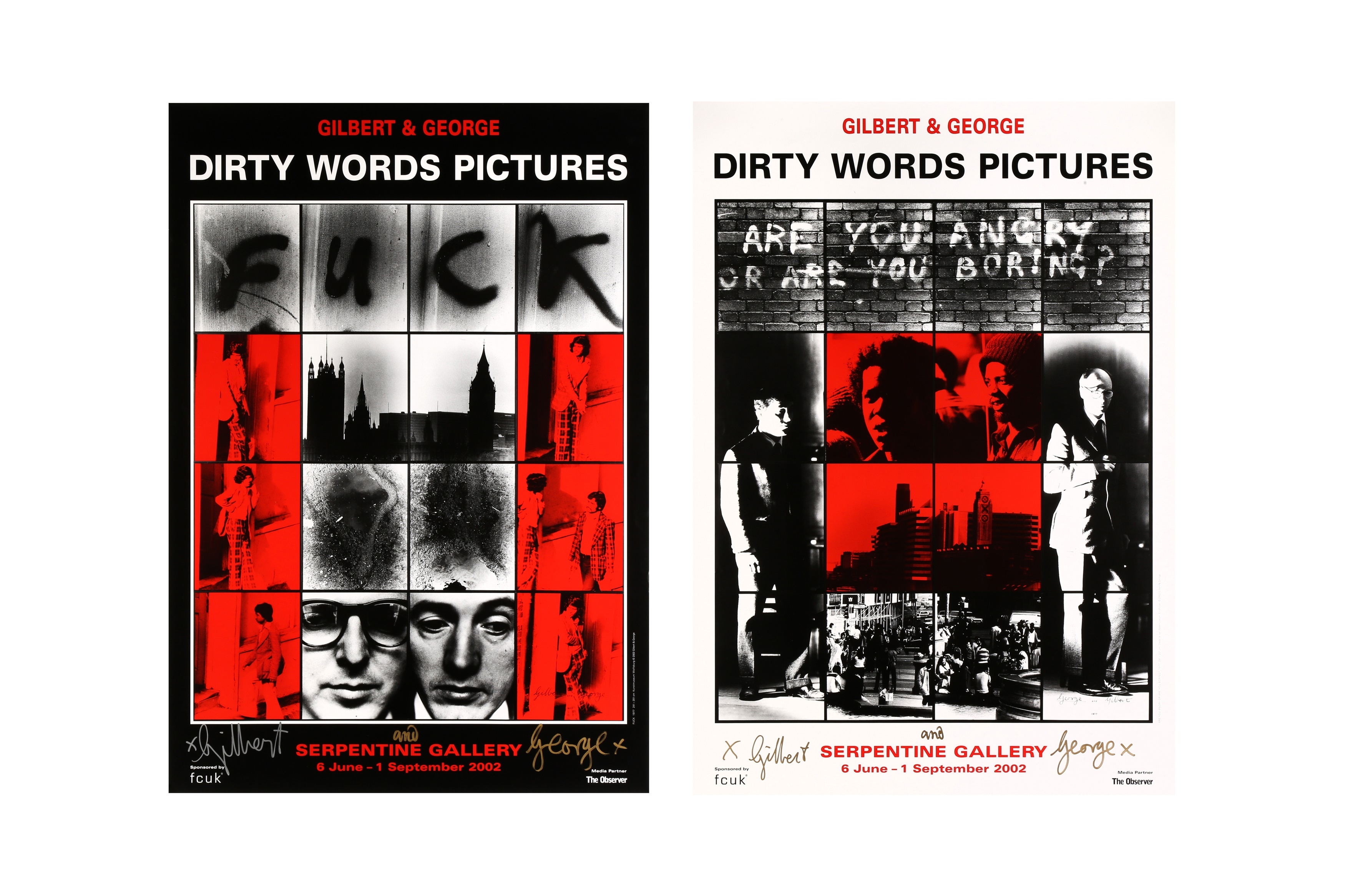 Gilbert & George | Dirty Words Pictures (1943) | MutualArt
