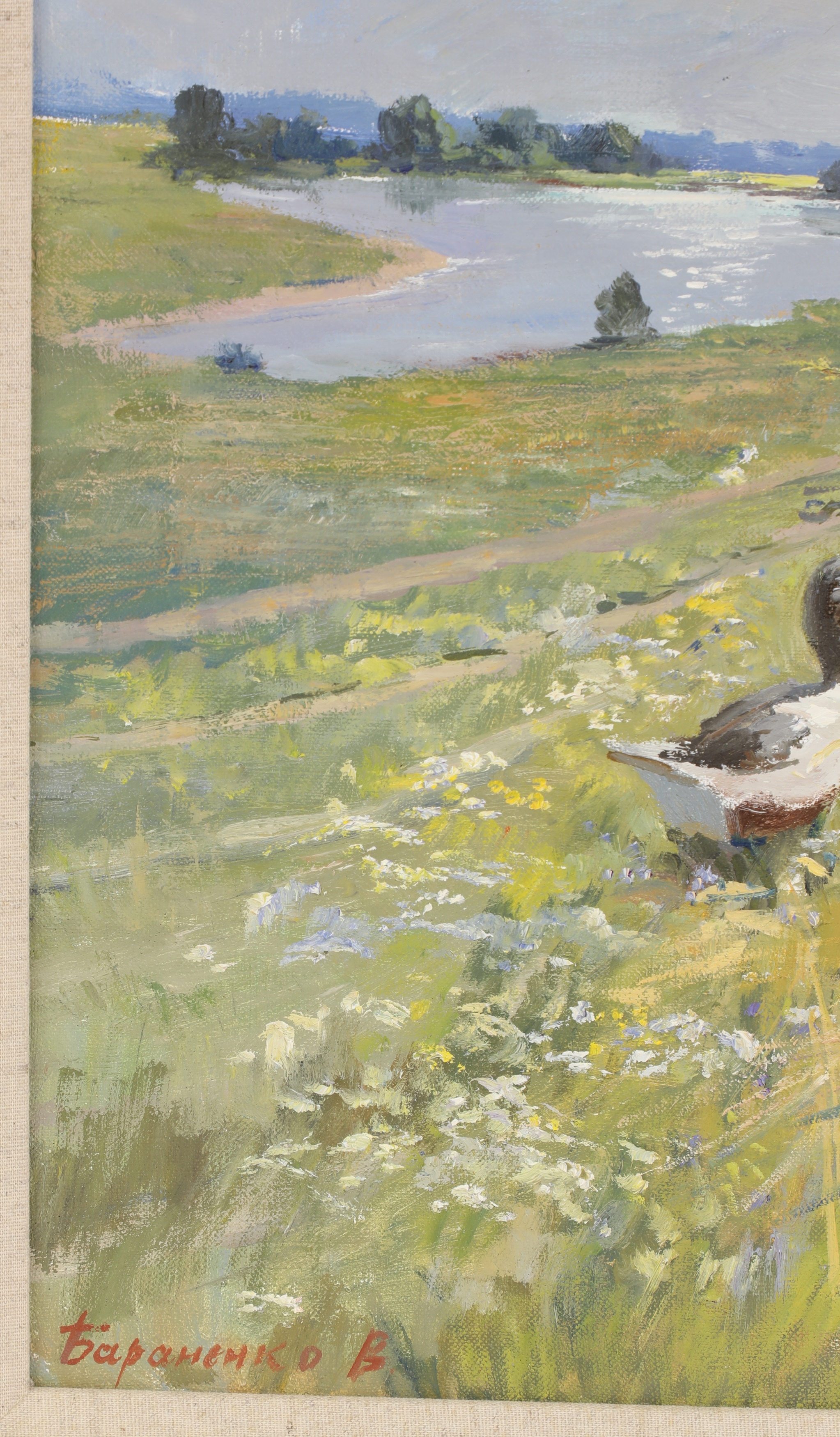 Artwork by Vitaly Baranenko, Time to go home, Made of oil on canvas