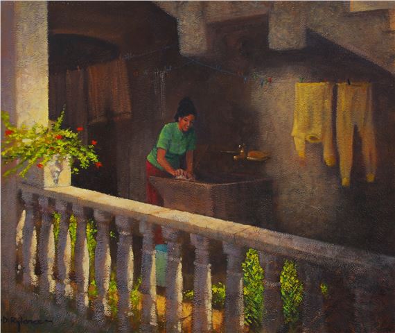 A Spanish Balcony by David Rylance, 1996