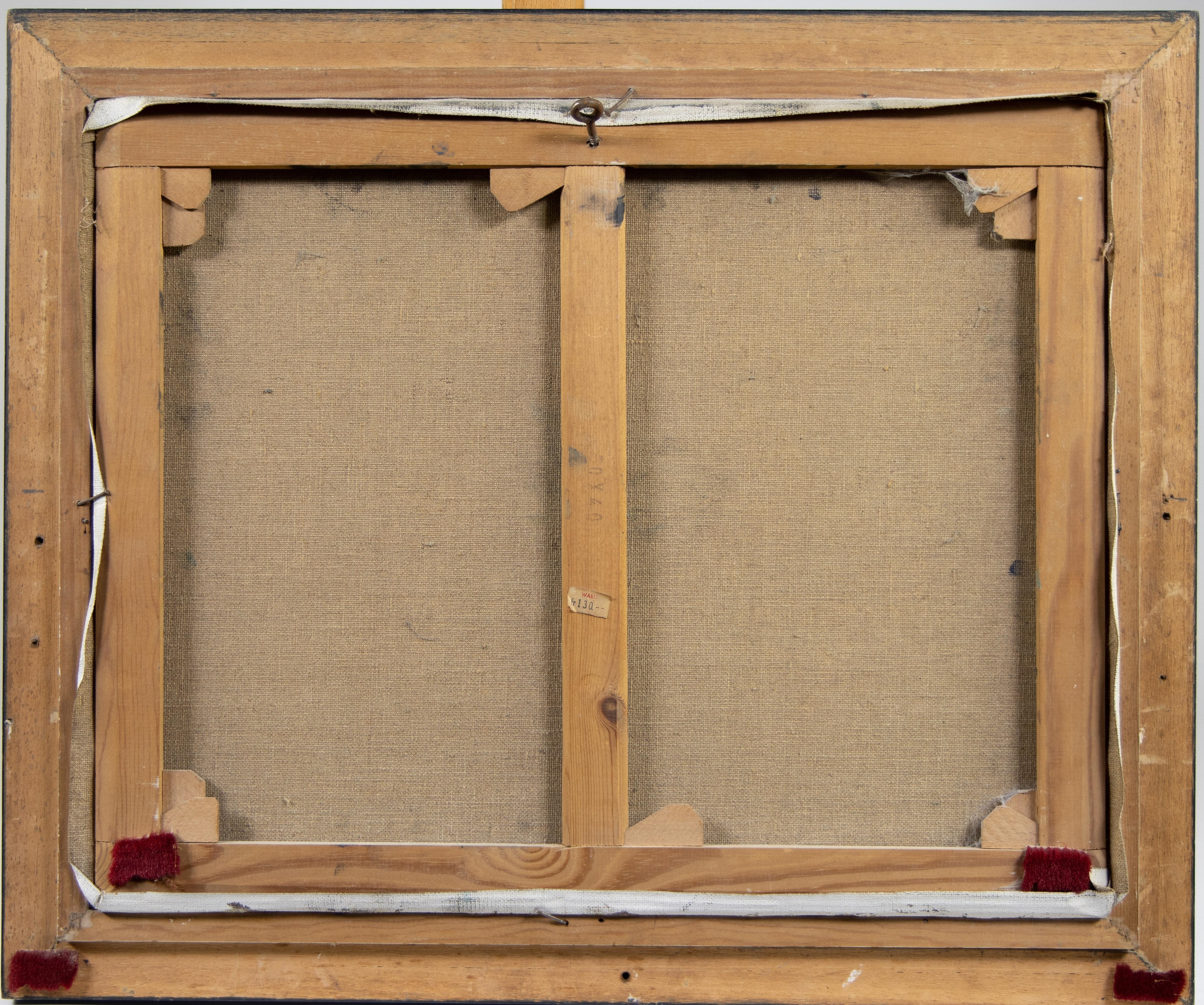 Artwork by Piet Lippens, Ghent city view, Made of Oil on canvas