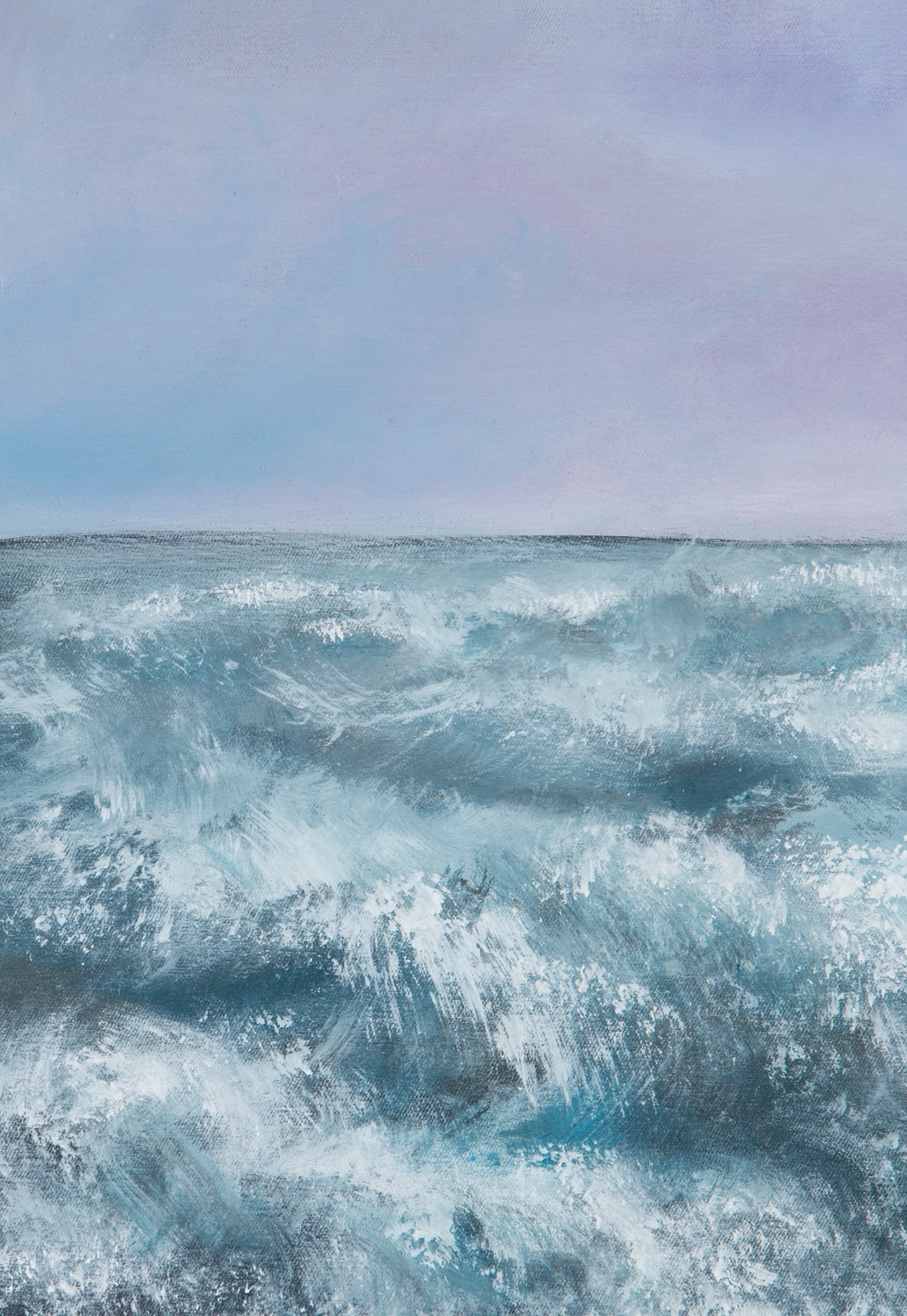 Artwork by Andrzej Fronczak, Yellow water boat, Made of acrylic/canvas