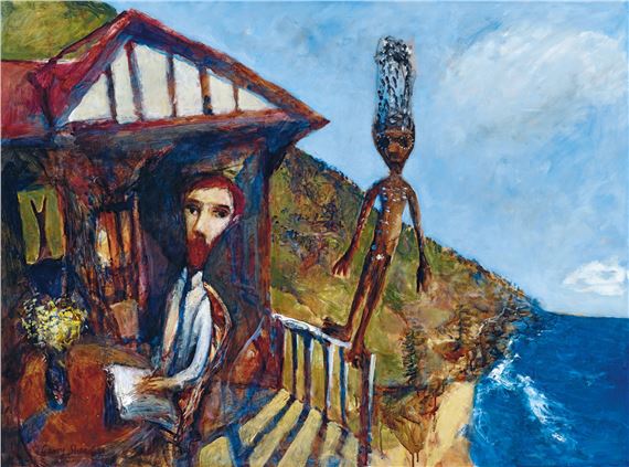 Garry Shead | The Visitation (also known as Aboriginal) (1993 - 1994 ...