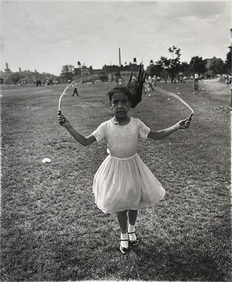 Diane Arbus | Child Skipping Rope at a Puerto Rican Festival, N.Y.C ...