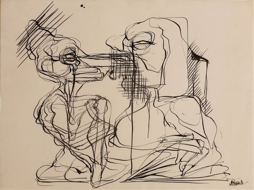 Artwork by Jean-Paul Muslin, Untitled, Made of ink on paper