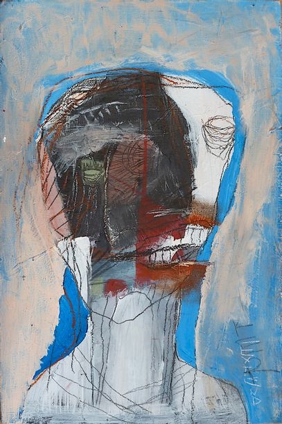 Artwork by Melissa Monroe, Untitled, Made of Mixed media on wood panel