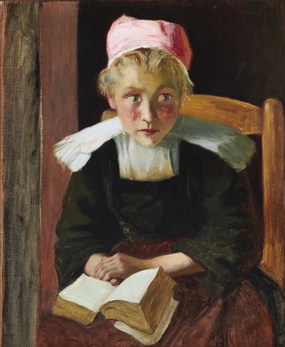 Roderic O'Conor | JEUNE BRETONNE EN COIFFE DE PONT AVEN | MutualArt