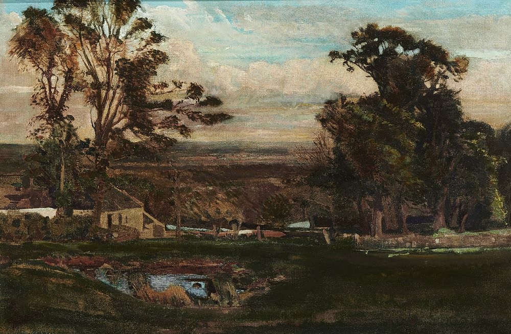 Sean Keating VIEW OVER DUBLIN FROM RATHFARNHAM MutualArt