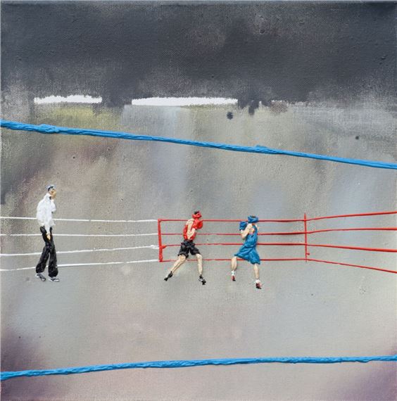 ALL IRELAND SEMI-FINALS, NATIONAL STADIUM by Sarah Walker, dated 2014