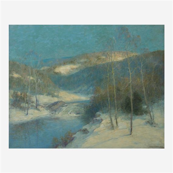 Winter Landscape by Ernest Albert, 1919