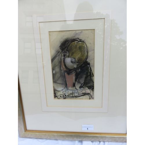 'Boy with Comic' by Joan Kathleen Hardy Eardley