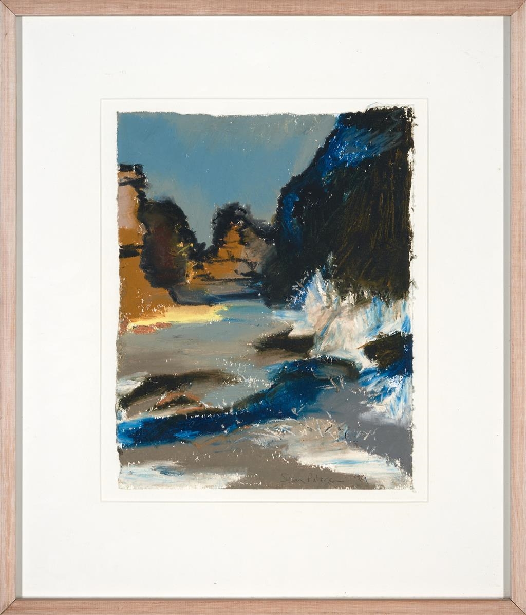 Artwork by Susan Paterson, Algarve, Made of oil stick on paper