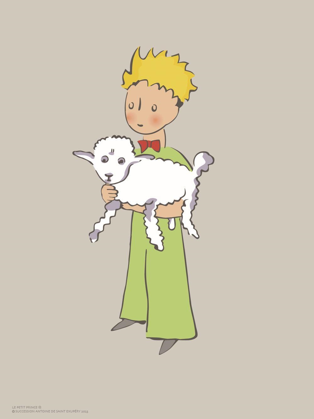 Le Petit Prince et le mouton by Antoine de Saint-Exupéry