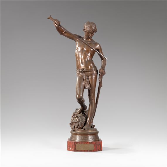 Marius-Jean-Antonin Mercié | David and Goliath | MutualArt