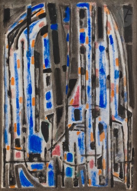 Alfred Manessier | Soir d'été dans la Baie de Somme (1947) | MutualArt