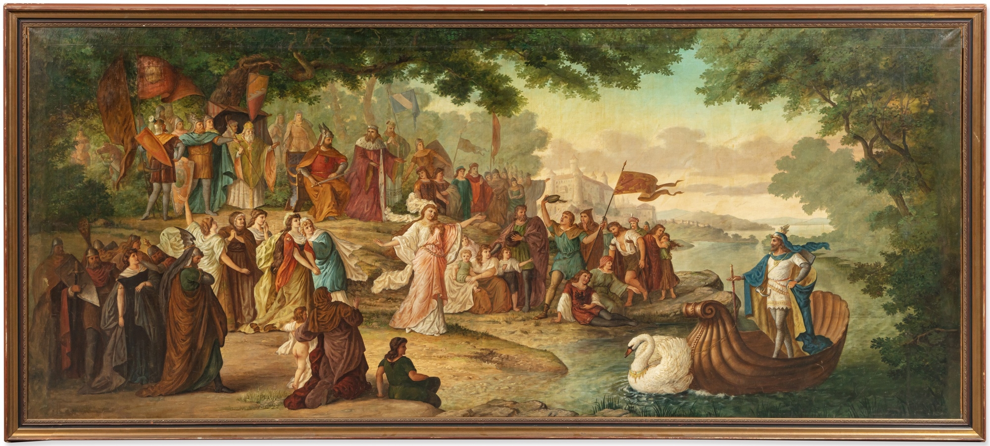 August Von Heckel L arriv e De Lohengrin Anvers D apr s La 
