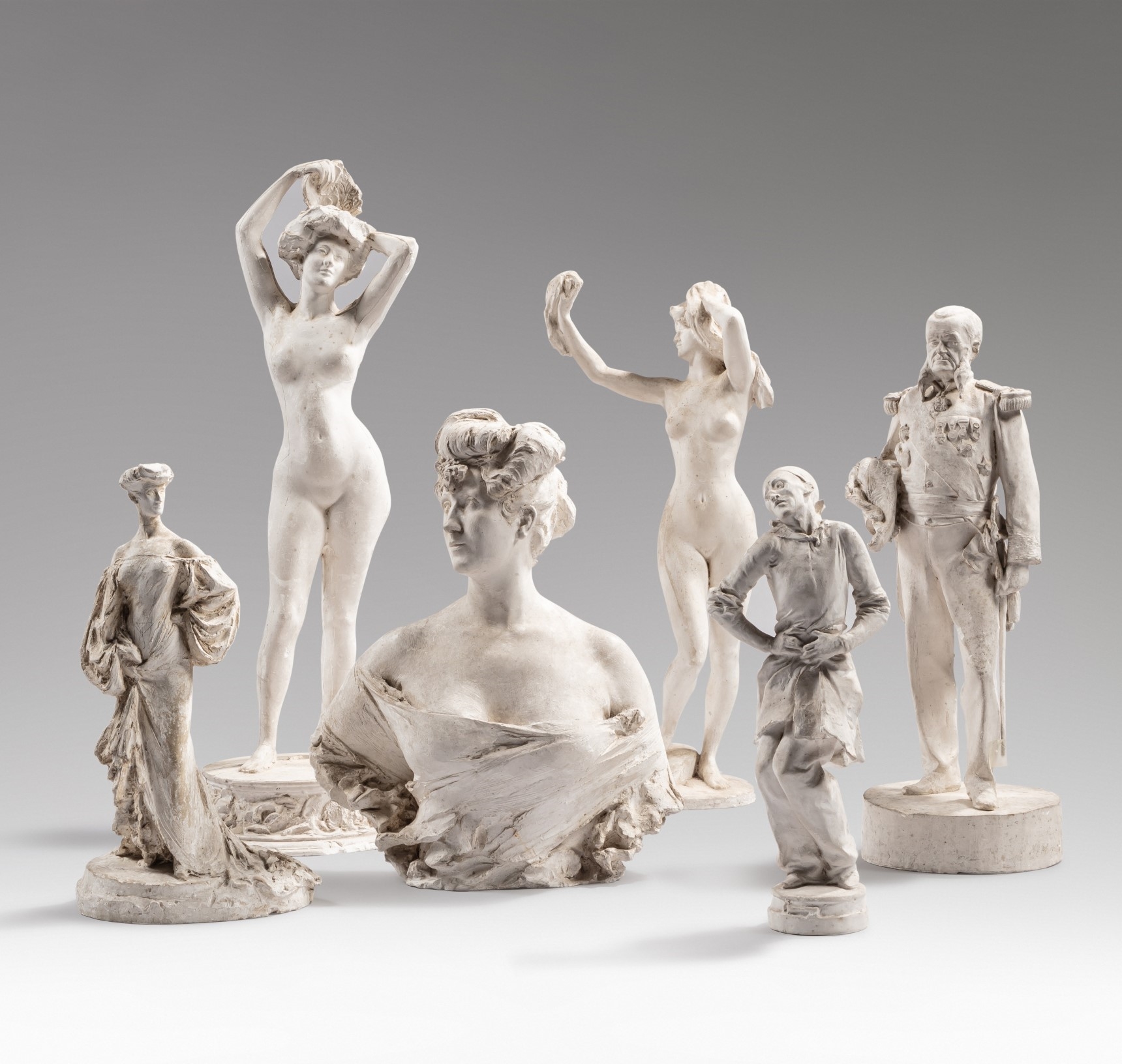 Théodore Riviere | A set of six plasters | MutualArt