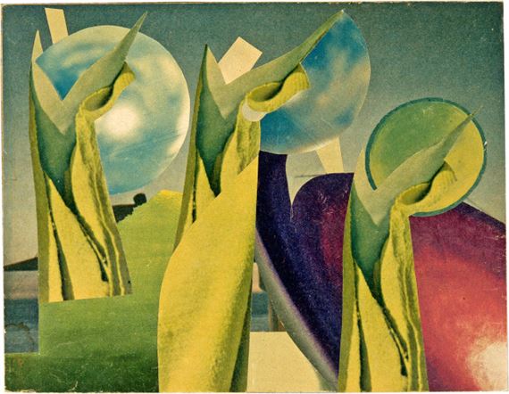 Hocherlauchte Globulen by Hannah Höch, 1959