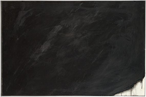 Schwarze Übermalung by Arnulf Rainer, 1958/1959