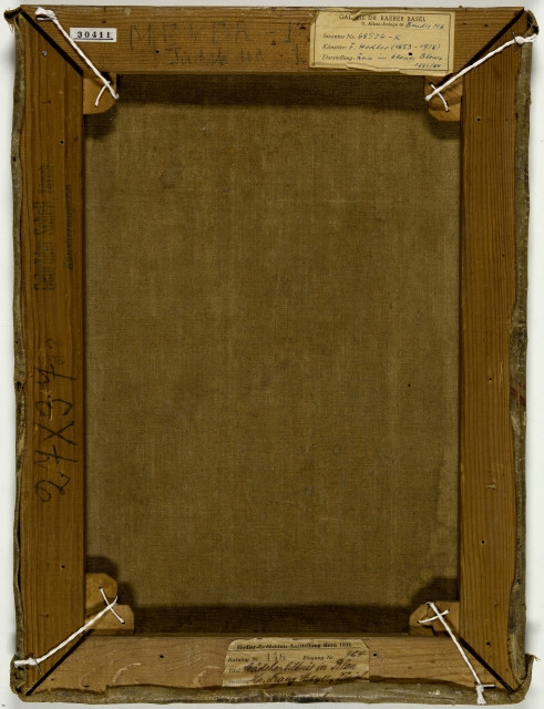 Artwork by Ferdinand Hodler, Bildnis einer Unbekannten (Savoyerin), Made of Oil on canvas