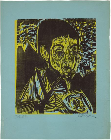 Martin Monsch by Ernst Ludwig Kirchner, September 1919