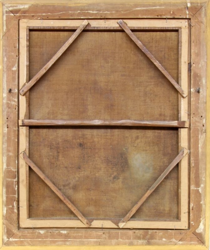 Artwork by Pietro Luchini, Portrait of an elegant lady with pearl jewellery, Made of Oil on canvas