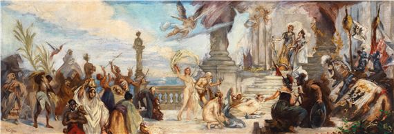 Hugo Loffler | Allegorie der Germania und Hammonia | MutualArt