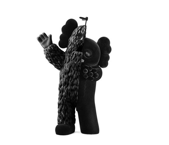 KAWS KACHAMUKKU Vinyl Figure Black