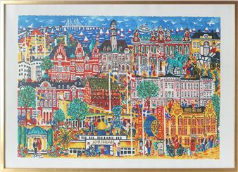 Malmömotiv, "Husen i våra hjärtan" - Gunilla Mann