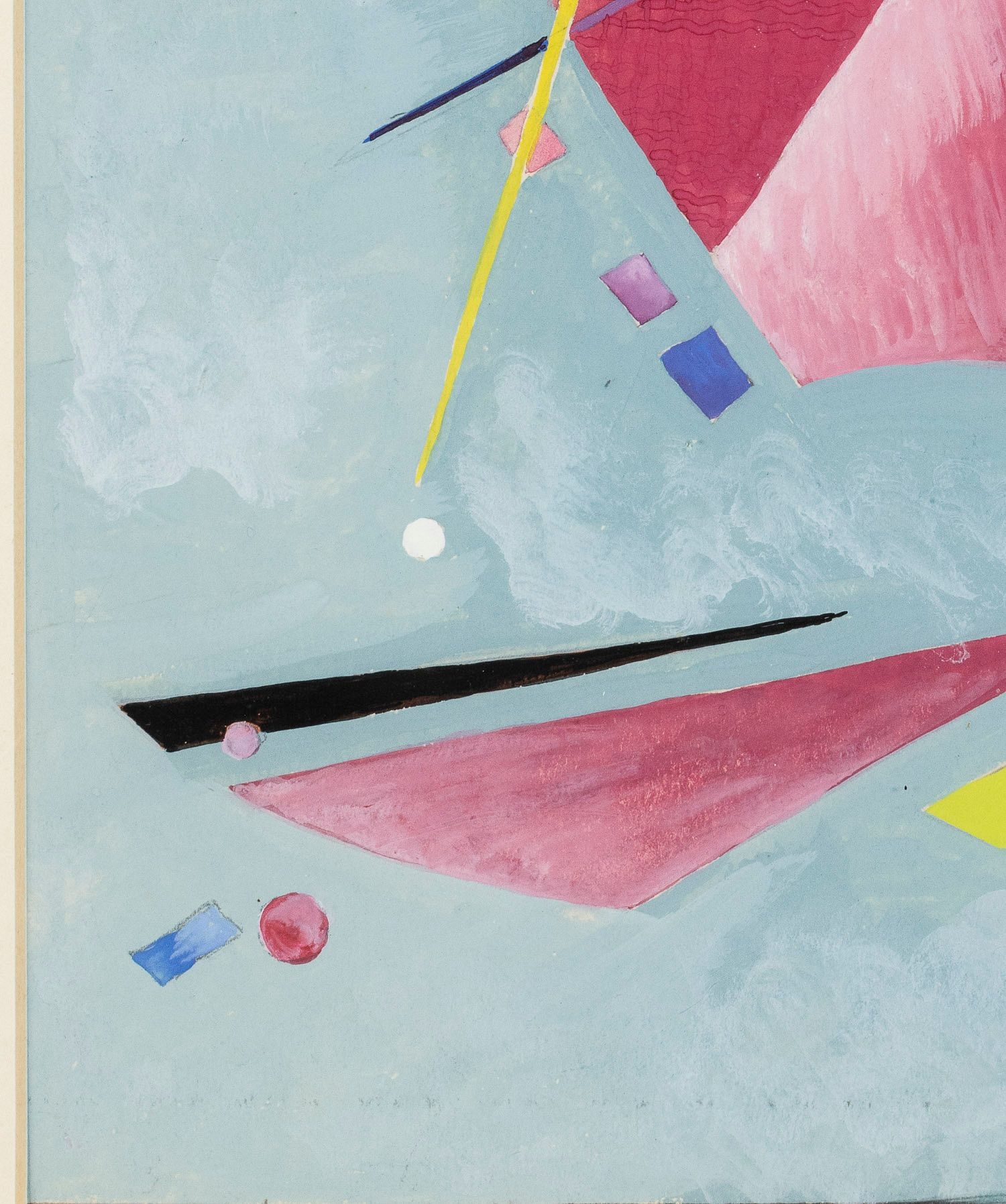 Artwork by Helen  Lowe Kendall , Theme II Perhaps Here, Made of Gouache