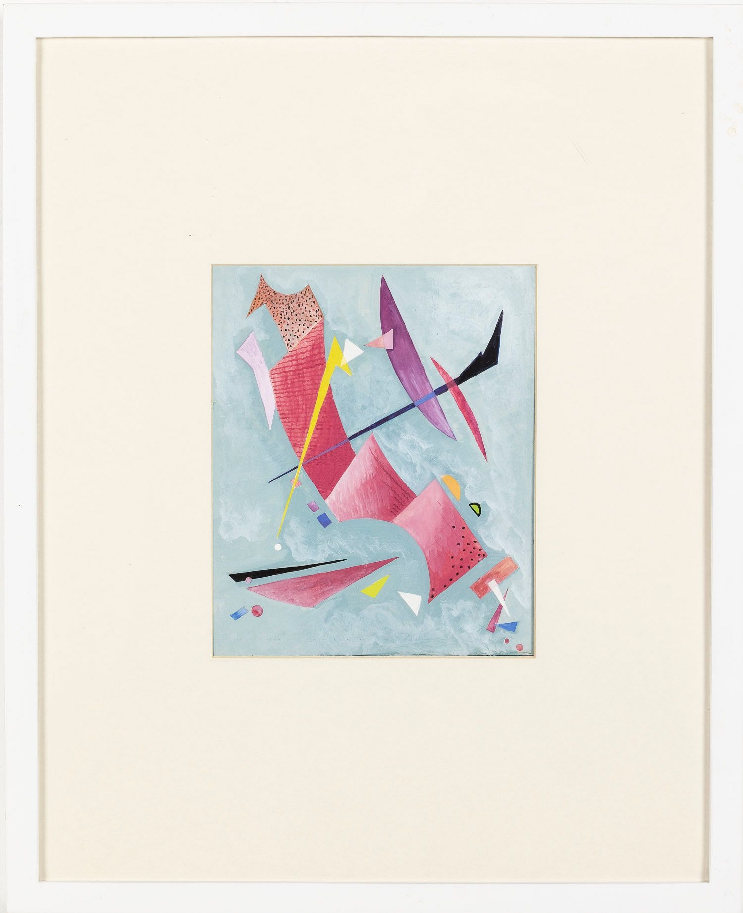 Artwork by Helen  Lowe Kendall , Theme II Perhaps Here, Made of Gouache