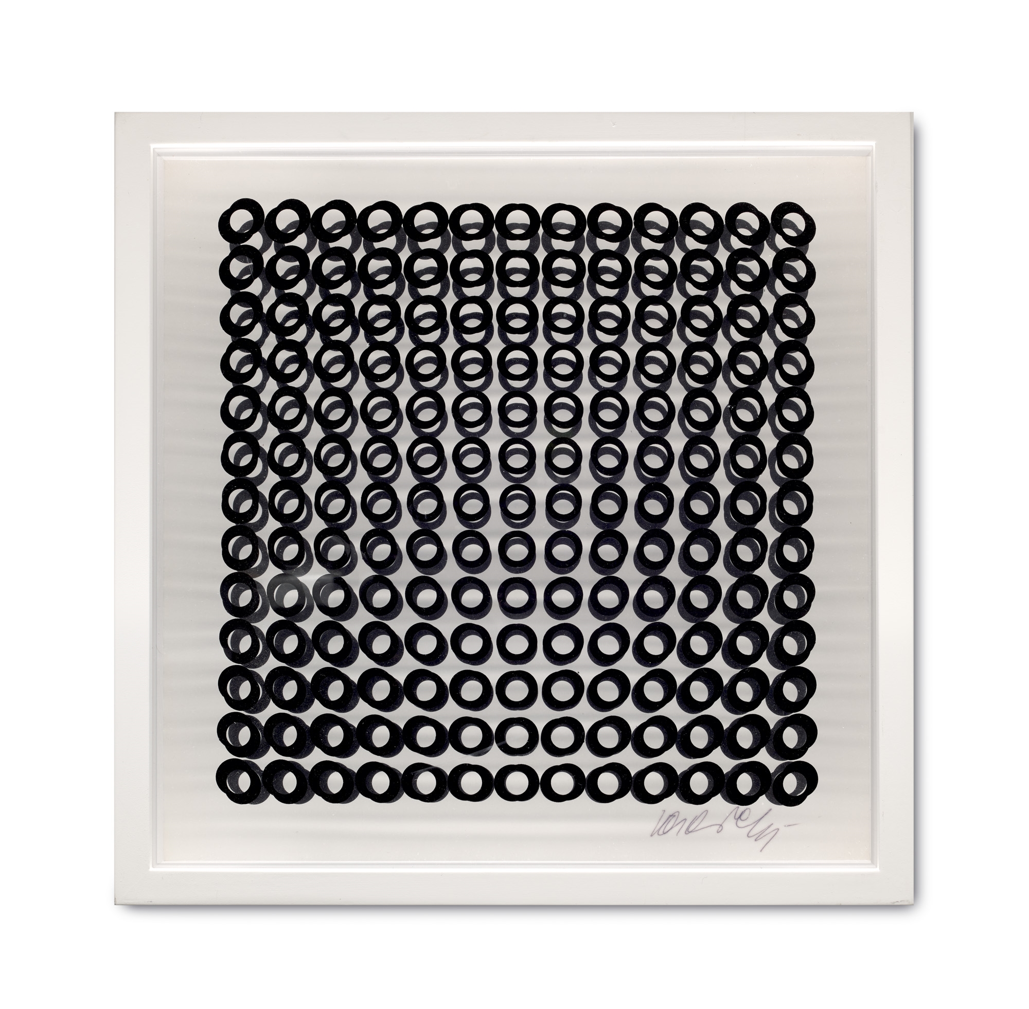 Artwork by Victor Vasarely, Oeuvres Profondes Cinetiques, Made of silkscreens