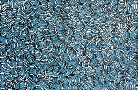 Bush Medicine Leaf Dreaming 2022 by Abie Loy Kemarre, 2022