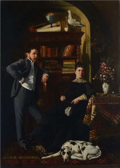Family portrait, 1890 by Leopold Bara, 1890