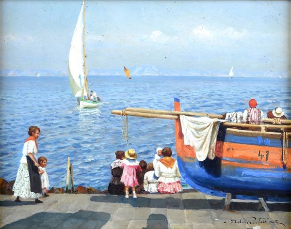 Fishermen on the pier - Ada Pratella