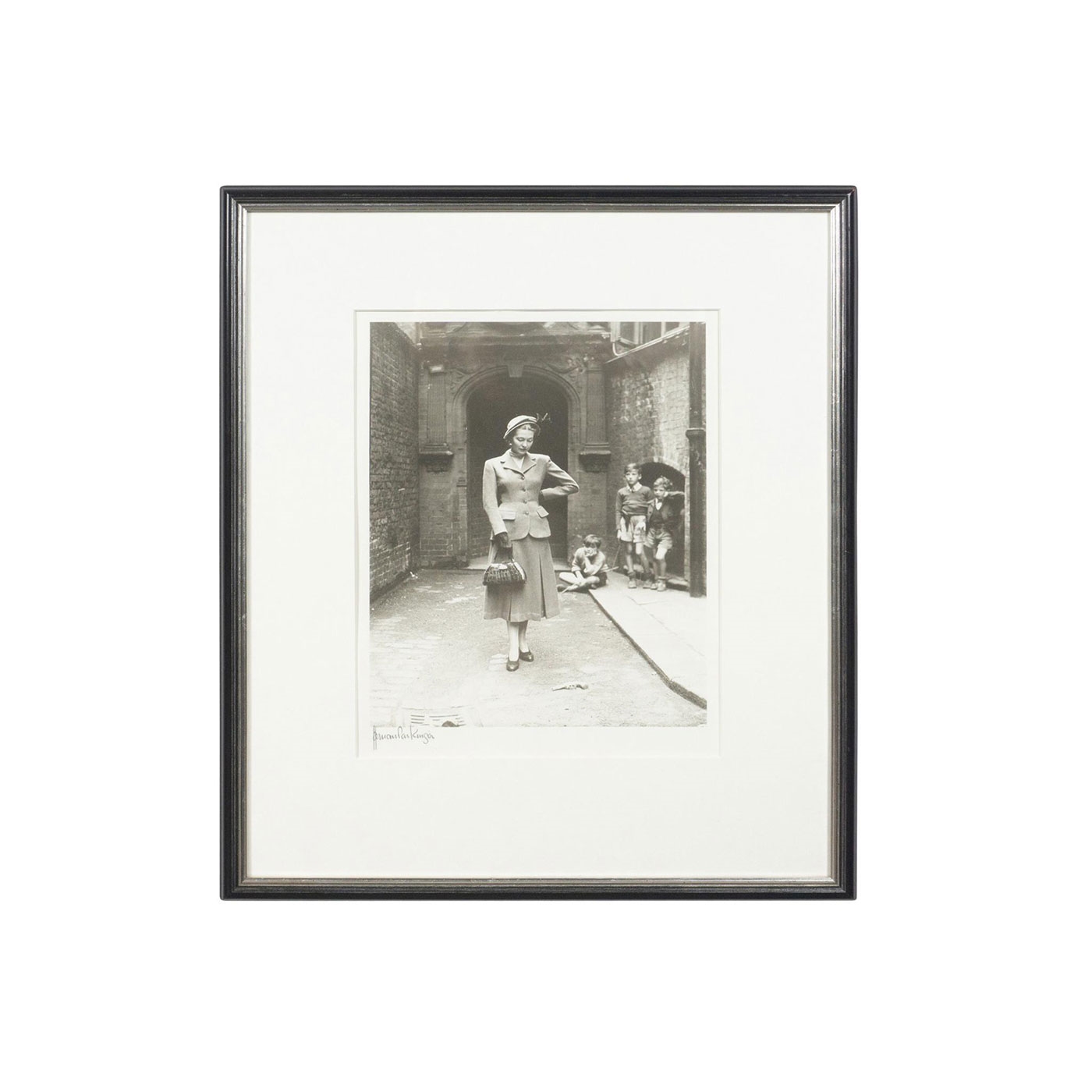 Artwork by Norman Parkinson, Wenda in Hardy Ames Suit in Hyde Park Corner, Made of Silver Gelatin photograph