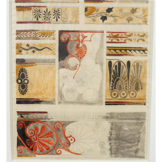 Albert Racinet | Designs for Greek decoration of conventional Flora ...