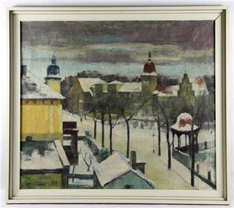 Wintertag in Dresden - Georg Ludwig Neugebauer