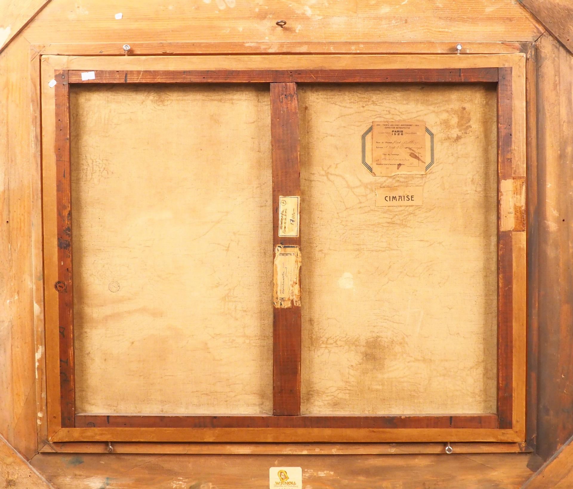 Artwork by Rodolphe Bolliger, Montmartre vue de la plaine Saint Denis, Made of oil on canvas