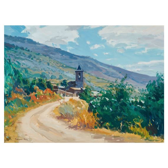 Raimon Roca Ricart | Pueblo de montaña (1985) | MutualArt