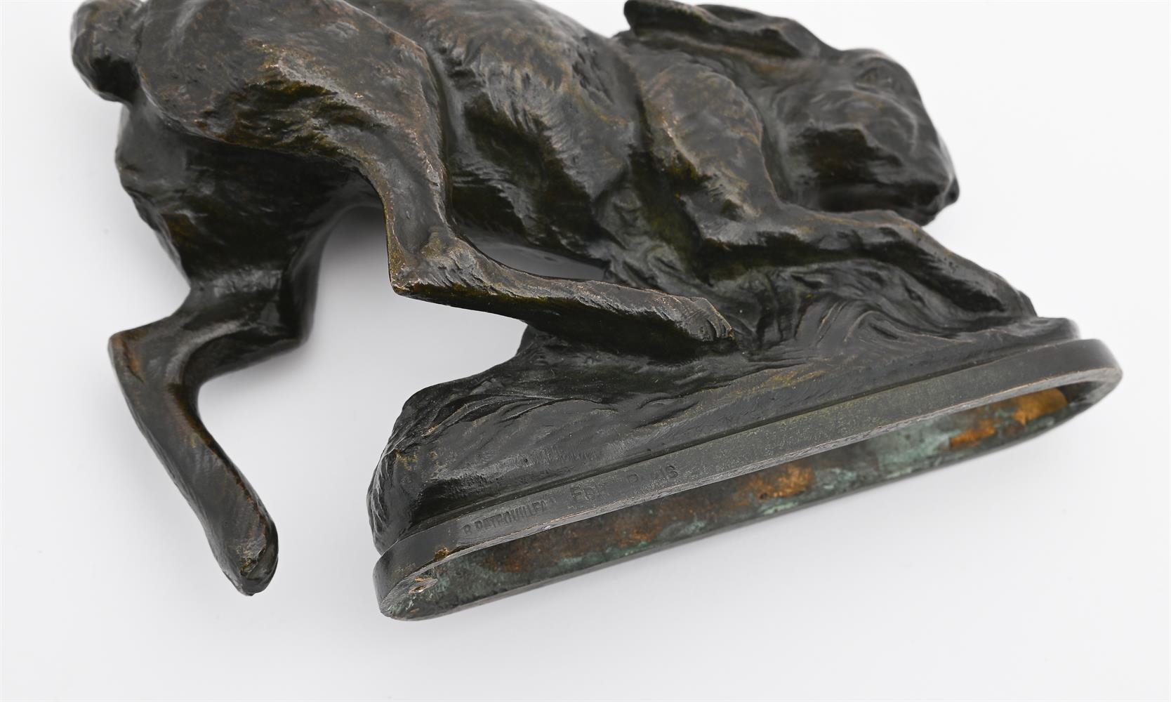 E.M. Samson | A BRONZE MODEL OF A RUNNING HARE (19th Century 20th ...