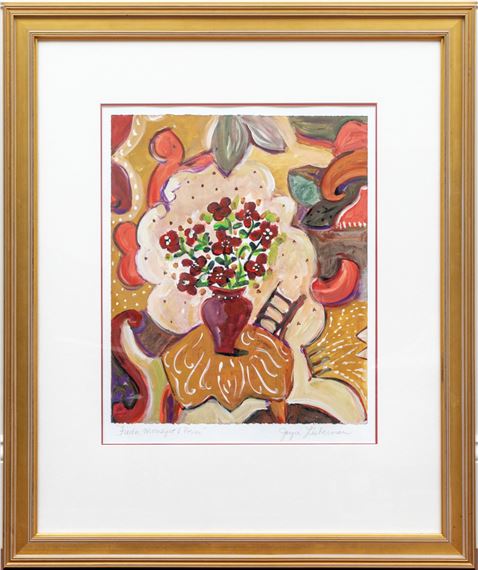 Red Flowers by Joyce Lieberman