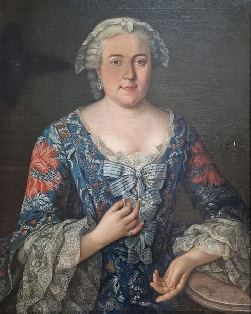 Louis Tocqué | Portrait of a Lady of Quality | MutualArt