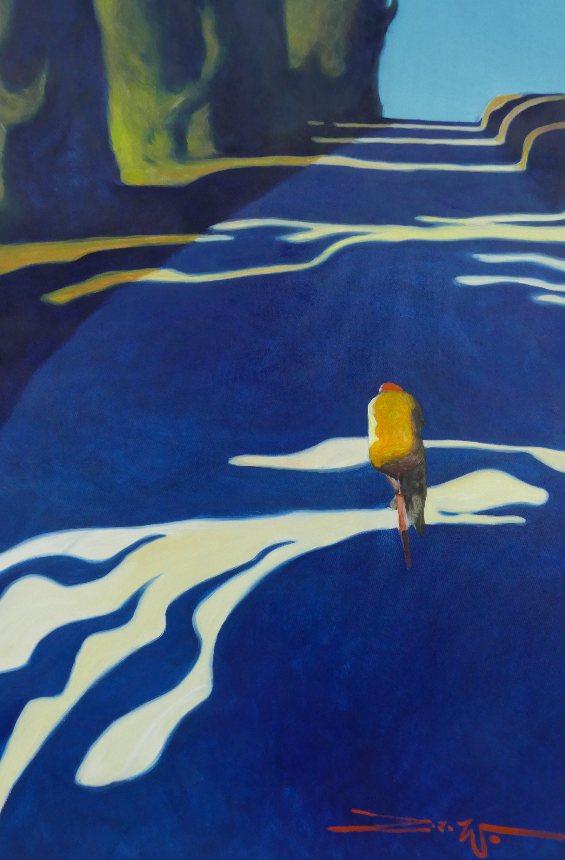 Artwork by Z.Z. Wei, Touring 2004, Made of Oil on Canvas