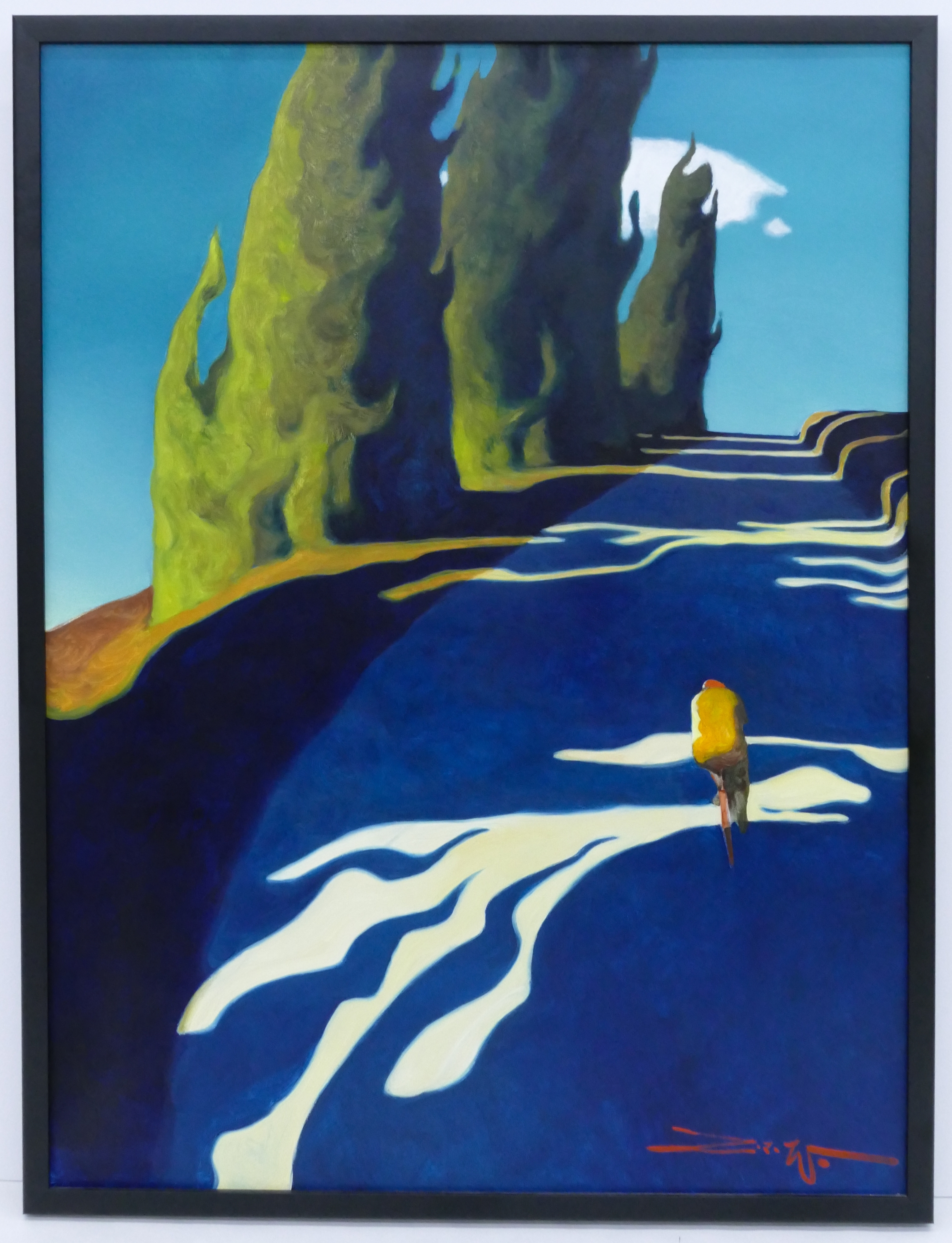 Artwork by Z.Z. Wei, Touring 2004, Made of Oil on Canvas