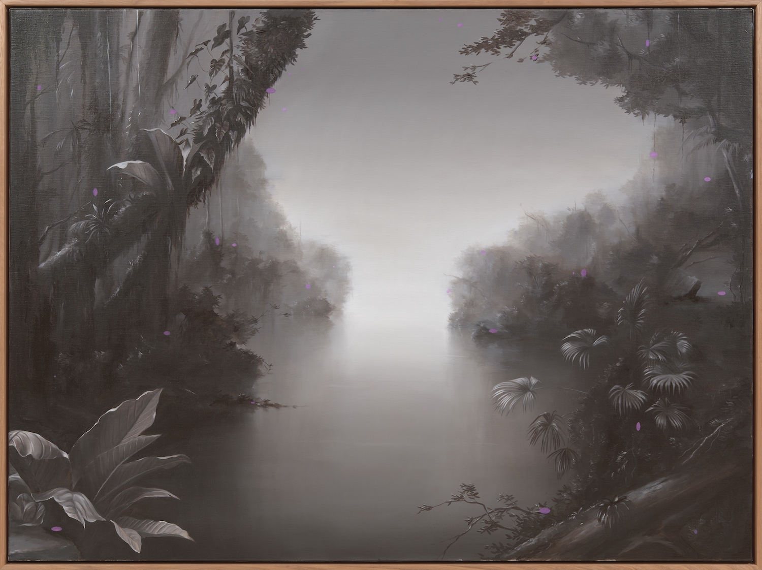 Artwork by Sam Leach, Landscape for a Better Tomorrow, Made of oil on linen