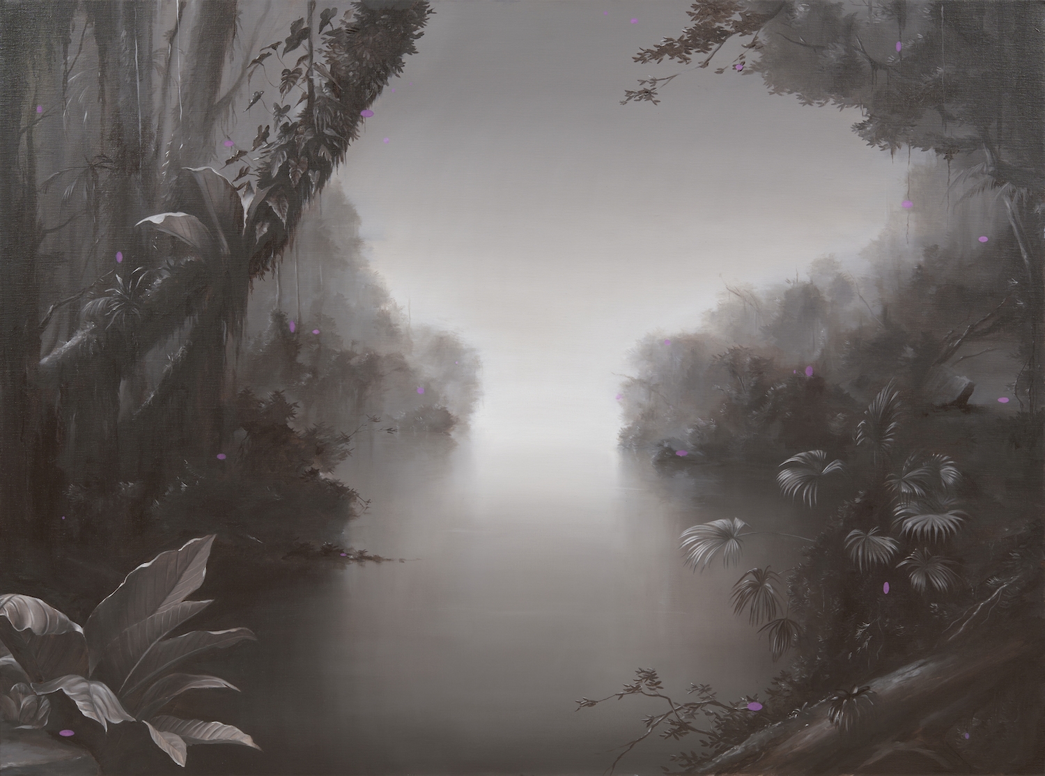 Artwork by Sam Leach, Landscape for a Better Tomorrow, Made of oil on linen