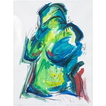 Zittend naakt - Annemiek Punt